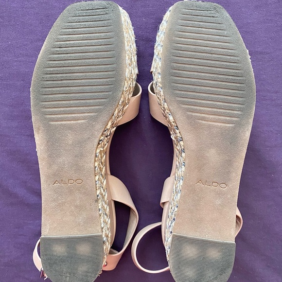 Aldo Nude Launia Wedge Sandals - Picture 5 of 6
